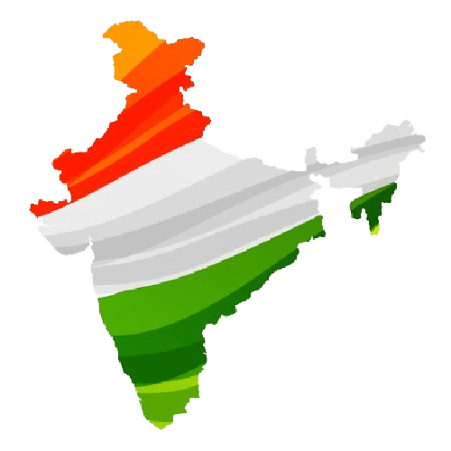 India flag/map