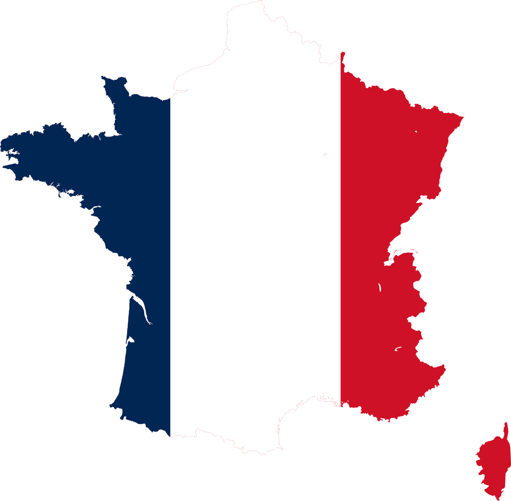 France flag/map